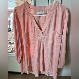 Calvin Klein 2X Blouse